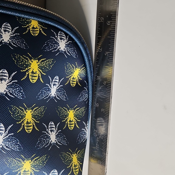 Dabney Lee Navy Cosmetic Bag, Bees 🐝🐝🐝 - Picture 14 of 14